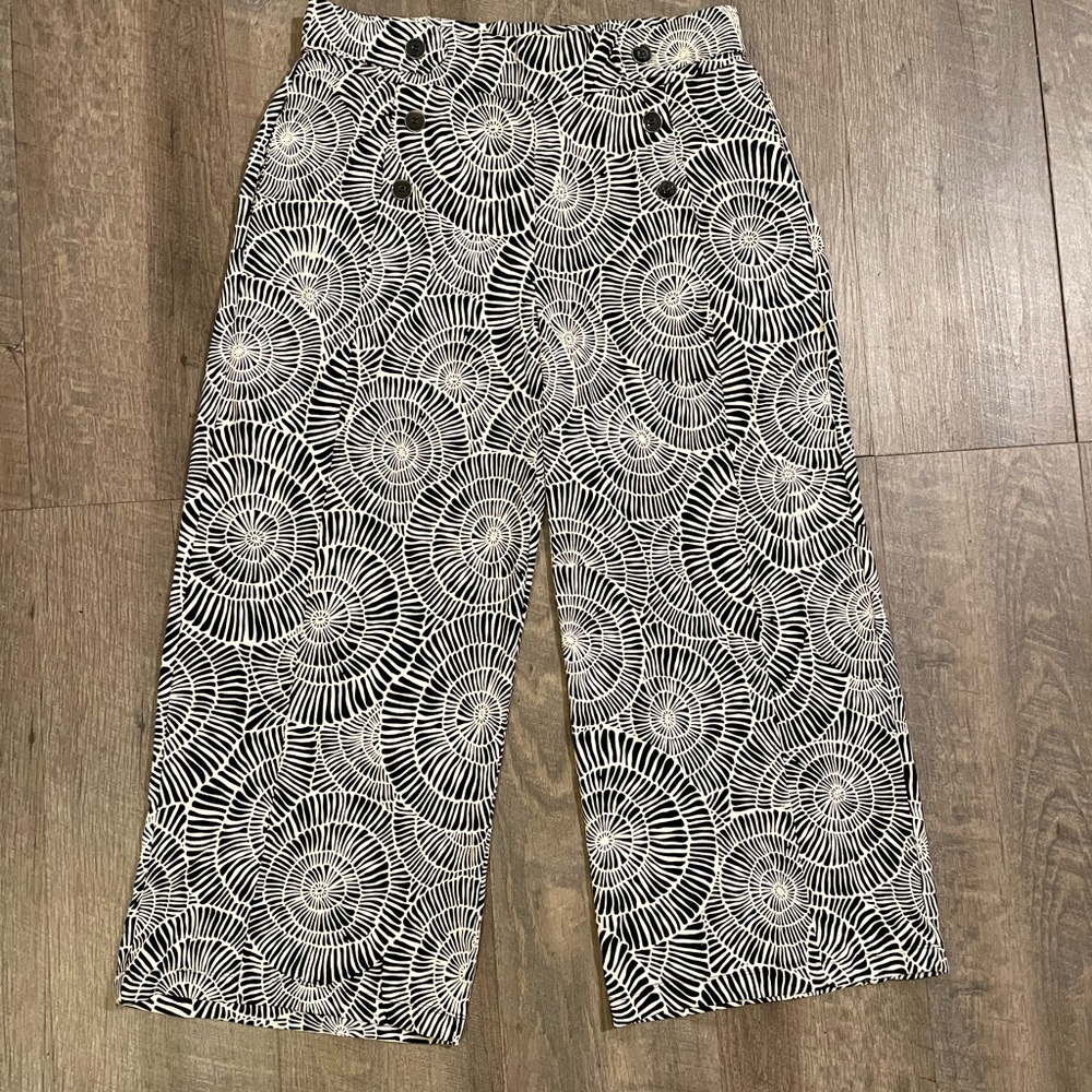 Black and White Pattern Pants